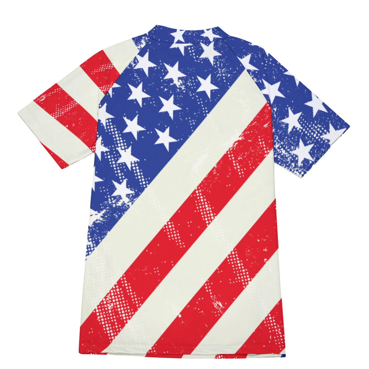 AMERICAN FLAG SHORT SLEEVE RASH GUARD(LOOSE FIT)