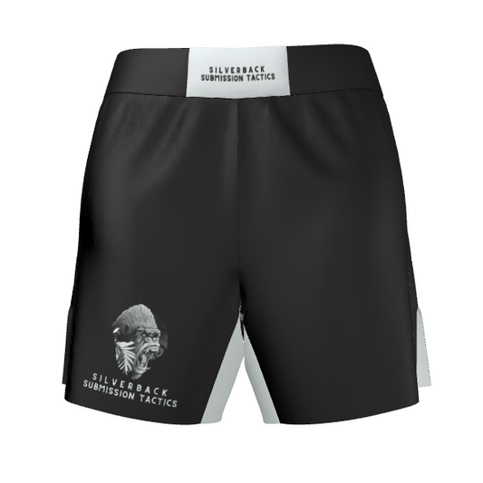 Women's Silverback Submission Tactics White JiuJitsu Shorts