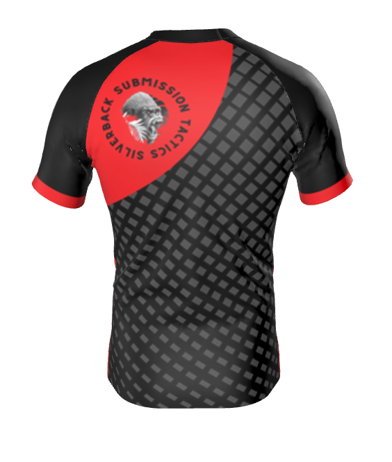 Silverback Submission Tactics Red Rash Guard