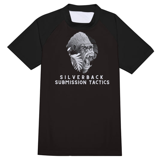 Silverback Submission Tactics Ranked Short Sleeve Rash Guard- Loose Fit