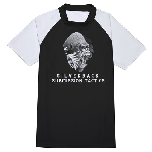 Silverback Submission Tactics Ranked Short Sleeve Rash Guard- Loose Fit