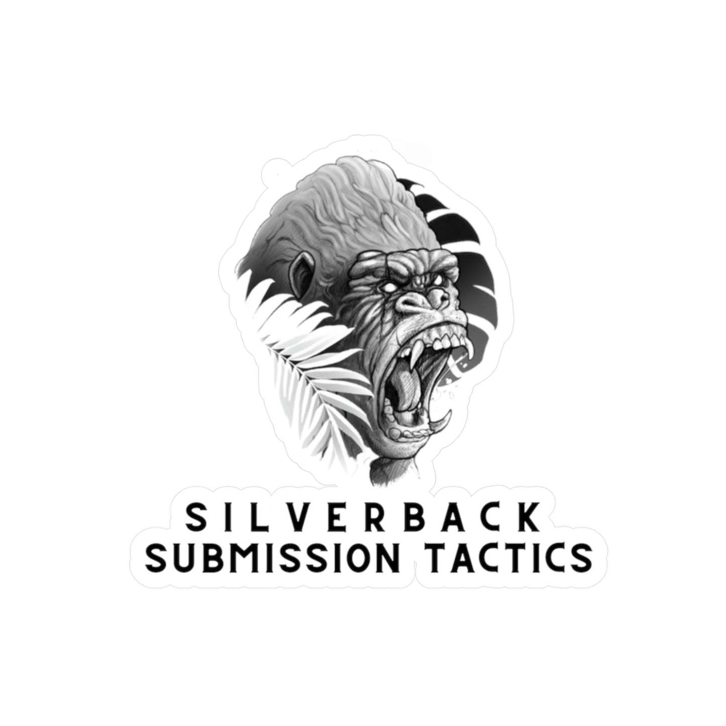 Vinyl Die-Cut Silverback Submission Tactics Sticker