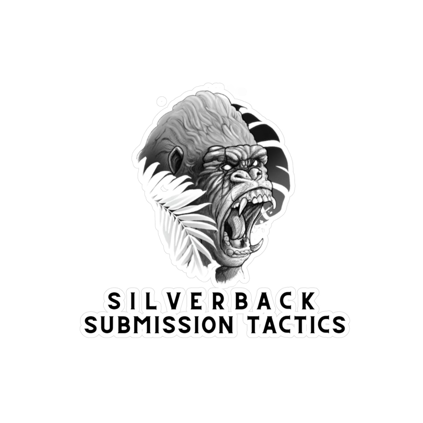 Vinyl Die-Cut Silverback Submission Tactics Sticker