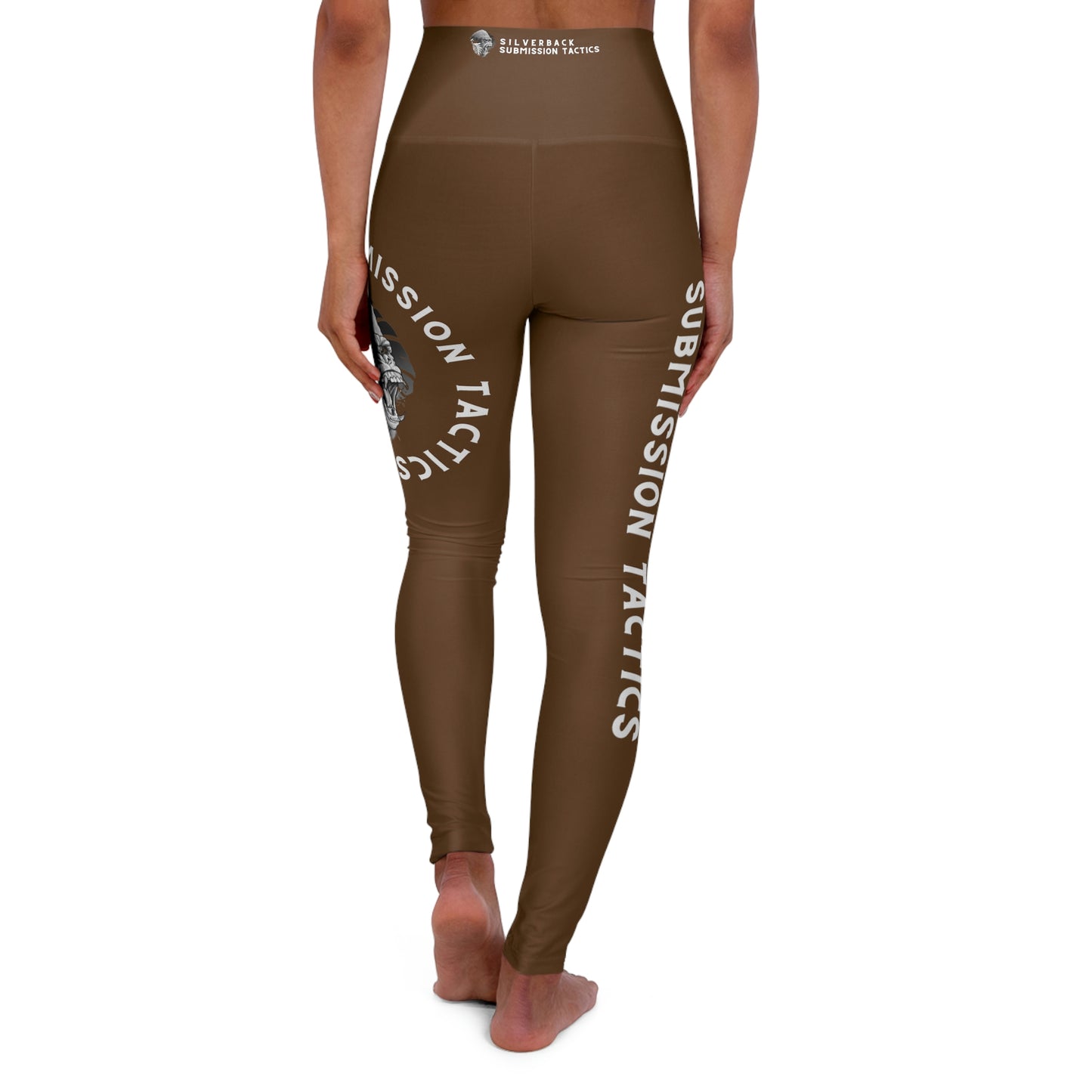 Women's Ranked High Waisted Silverback Submission Tactics Yoga Leggings