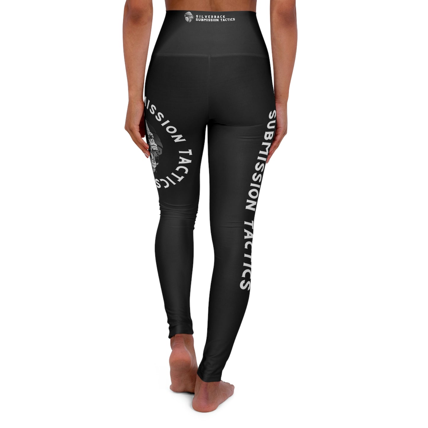 High Waisted Silverback Submission Tactics Yoga Leggings